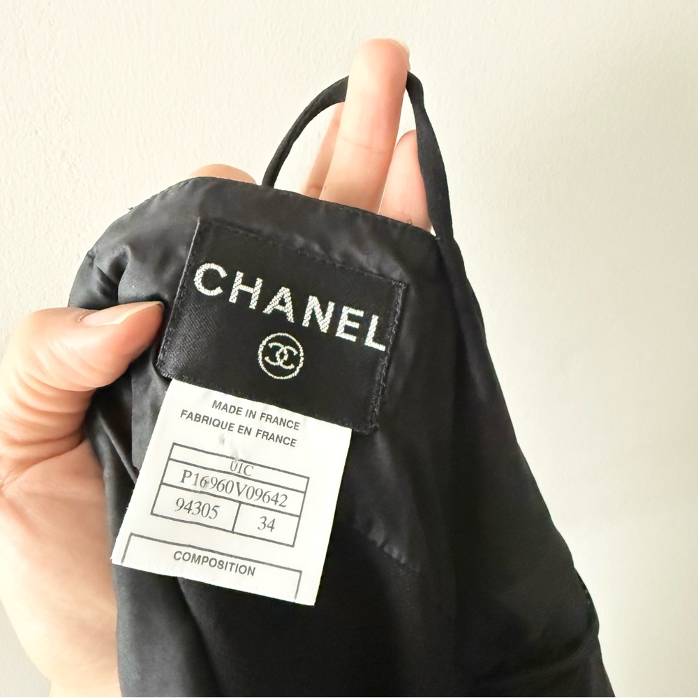 Vintage Chanel Silk Slip Dress Sz. 34 (US XXS) - Picture 8 of 9